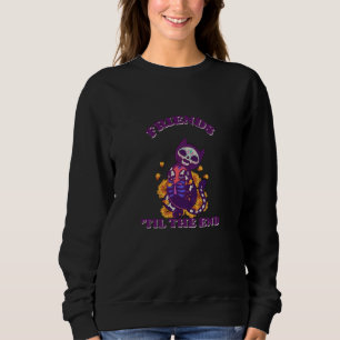 Vänner till slutet katt från Day of the Dead T Shirt