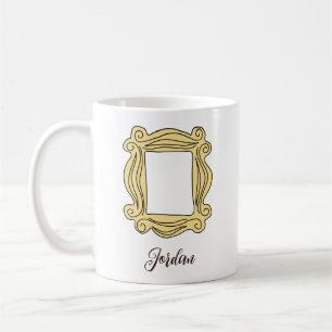 VÄNNER™ Titthål Ram Lägg Till Ditt Namn Kaffemugg