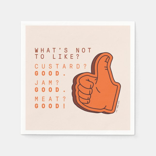 VÄNNER™ | Vad är inte som? Pappersservett (Framsidan)