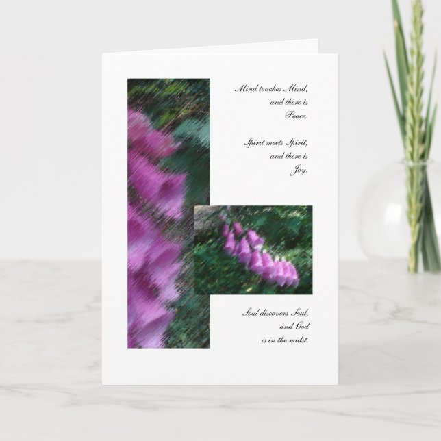 Vänner: Vara besvärad, anden och Soul Kort (Framsida)