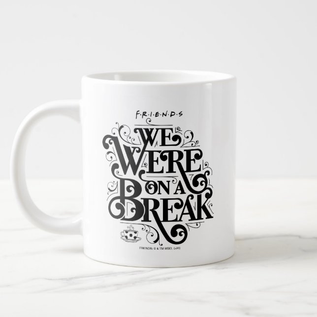 VÄNNER™ | Vi var på brast Jumbo Mugg (Vänster)