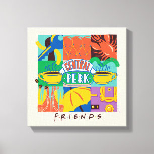 VÄNNER™ Vibrant grafik för central profil Canvastryck