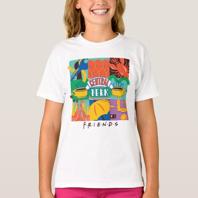VÄNNER™ | Vibrant grafik för central profil T Shirt (Framsida)