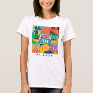VÄNNER™ Vibrant grafik för central profil T Shirt