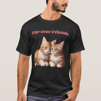 Vänner vid päls t shirt