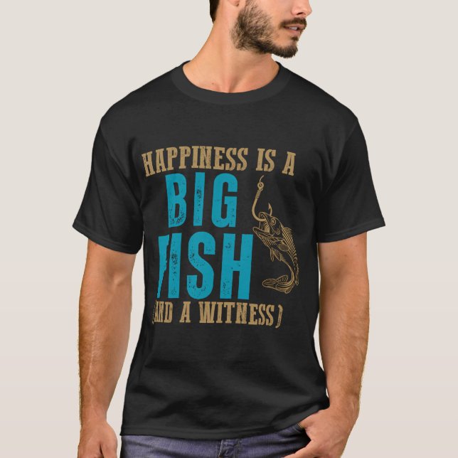 Vänner vill inte fiska t shirt (Framsida)