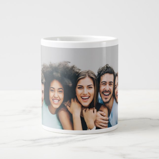 Vänners Foto Kaffe Mugg Jumbo Mugg (Framsidan)