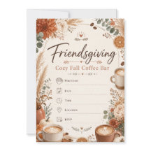 Vänners Thanksgiving Mysiga Höstkafé