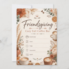 Vänners Thanksgiving Mysiga Höstkafé