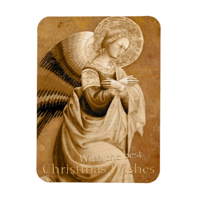 Vanni Annunciation Angel CC0591 julgranen Magnet (Vertikal)