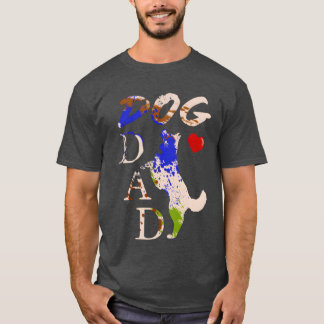 Vännpojken hund i Pappa Hund älskare T Shirt
