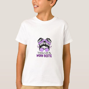 Vänortssamarbete med mitt arbete Bestie Bästa väns T Shirt