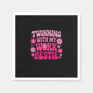 Vänortssamarbete med mitt arbete Bestie Friends Sp Pappersservett