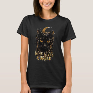 VANOSTÈ Nio Liv Förbannad Grafik | Halloween T Shirt