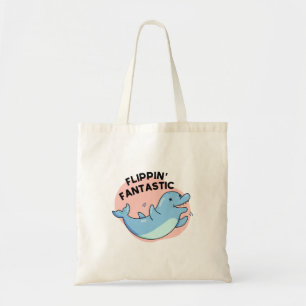 Vänppin Fantastisk Funny Dolphin Pun Tygkasse