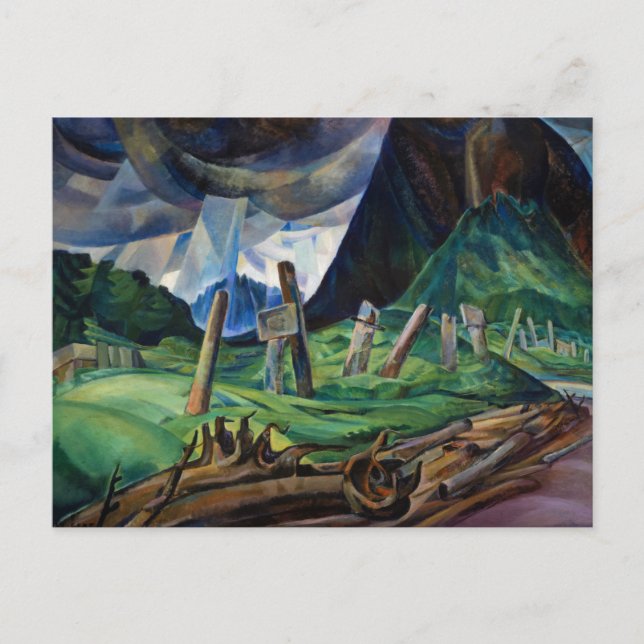 Vanquished, 1930 by Emily Carr Vykort (Framsida)