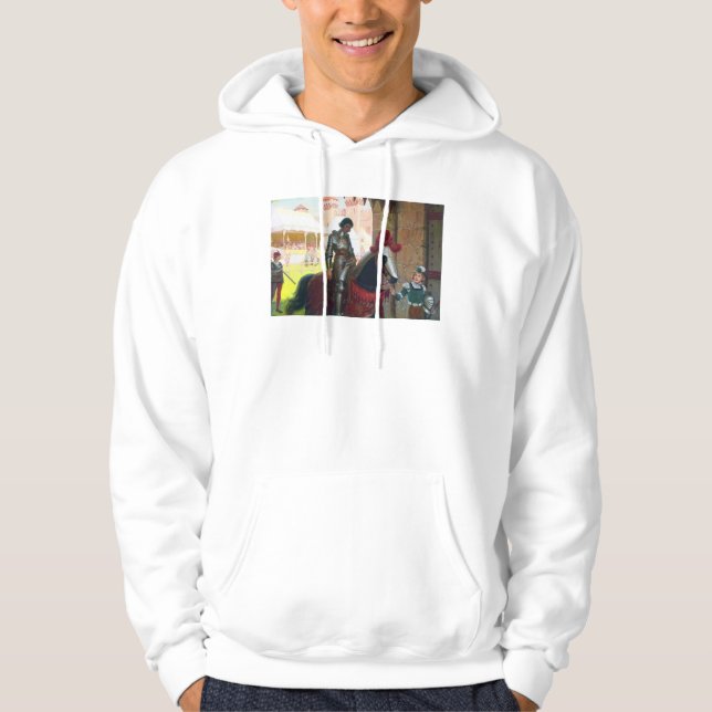 Vanquished, by Edmund Blair Leighton Hoodie (Framsida)