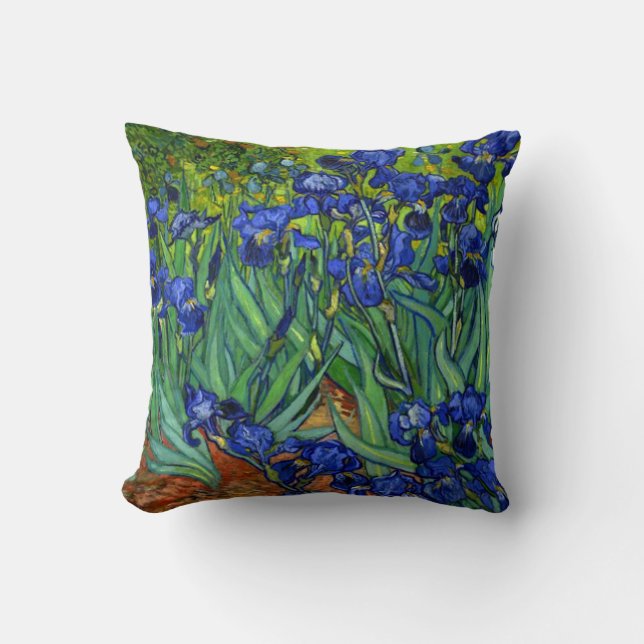 Vans Gogh Irises Kudde (Framsida)