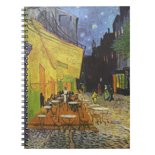 Vans Gogh journal för Cafeterrass Anteckningsbok (Framsidan)