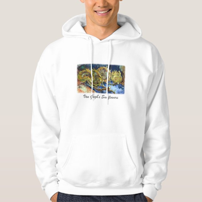 Vans Gogh solrosor Tröja Med Luva (Framsida)