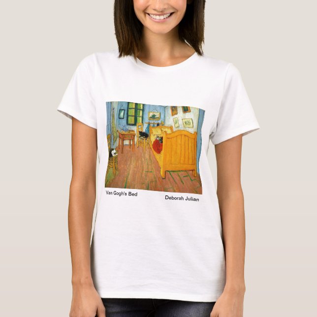 Vans Gogh sovrum (tillfogade konstnärkatter) Tee (Framsida)
