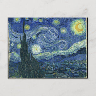 Vans Gogh vykort för Starry natt