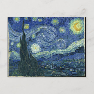 Vans Gogh vykort för Starry natt