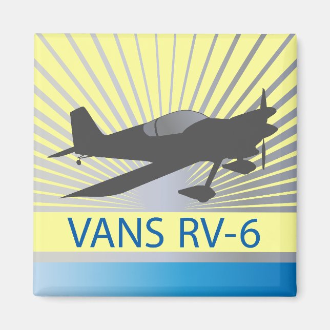 Vans RV-6 Magnet (Framsidan)