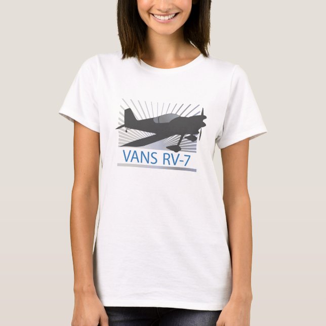 Vans RV-7-flygplan T Shirt (Framsida)