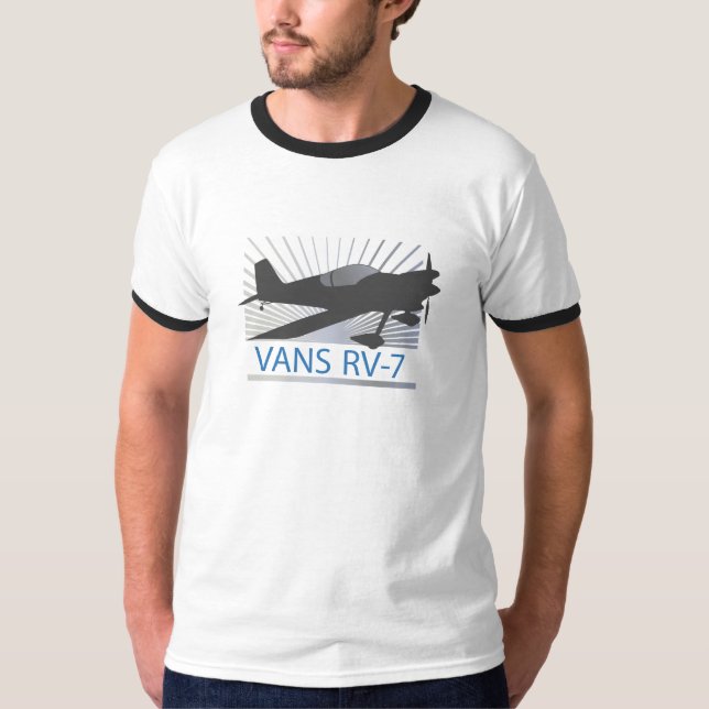 Vans RV-7-flygplan T Shirt (Framsida)