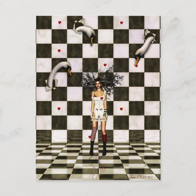 vansinne vykort (Framsida)