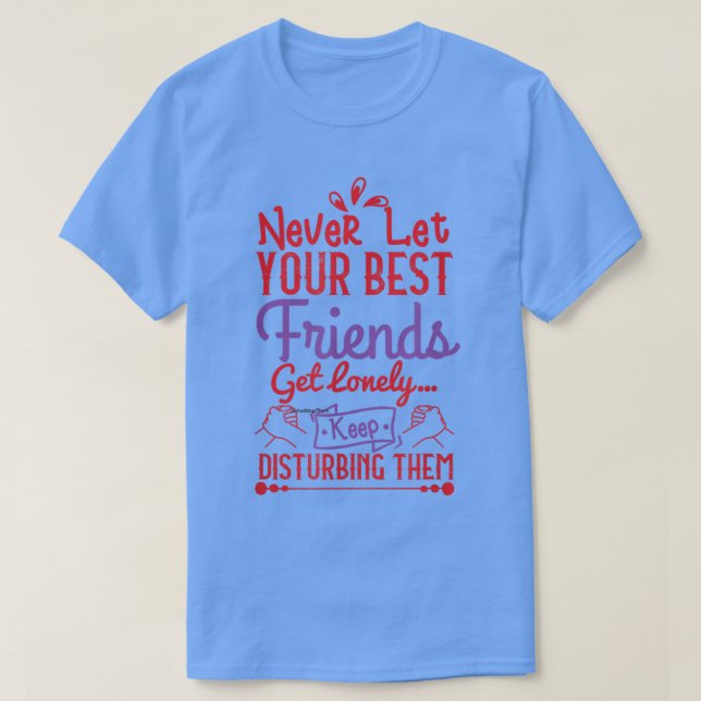 Vänskap 2 Bästa Bff-veckodagsoffert för två Bff-vä T Shirt (Design framsida)