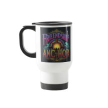 "Vänskap Anchor" Travel Coffee Mug.