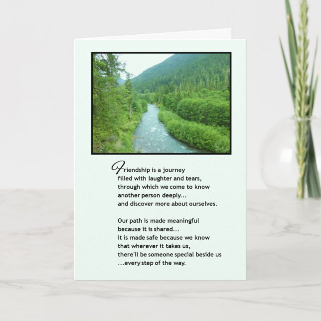 Vänskap är en resa.. kort (Framsida)