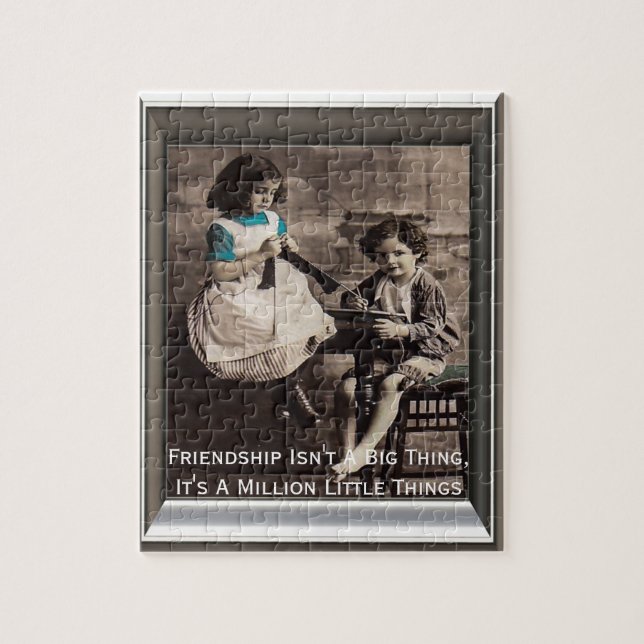 Vänskap är inte en stor sak pussel (Vertikal)
