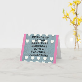 Vänskap är utsäde kort