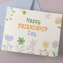 Vänskap av pastellGrönt och Orange Blommigt