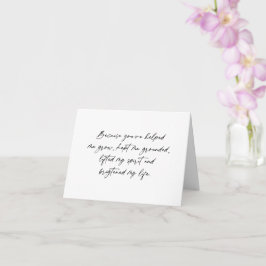 Vänskap blir du min brud, enkel kort