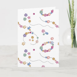 Vänskap Bracelet Girl Jewelry Mönster Kort