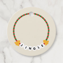 Vänskap Bracelet Jingle Klockor jul Gåvor Etiketter
