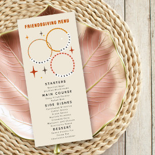 Vänskap Bracelets Friendsgiving Thanksgiving Meny