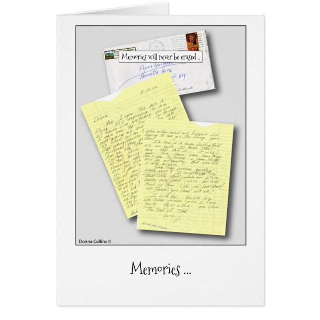 Vänskap-Brev-kort Hälsningskort (Framsidan)