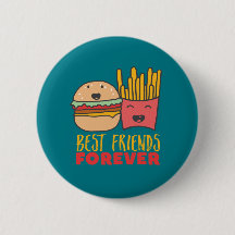 Vänskap Burger and Fries Best Friends Forever