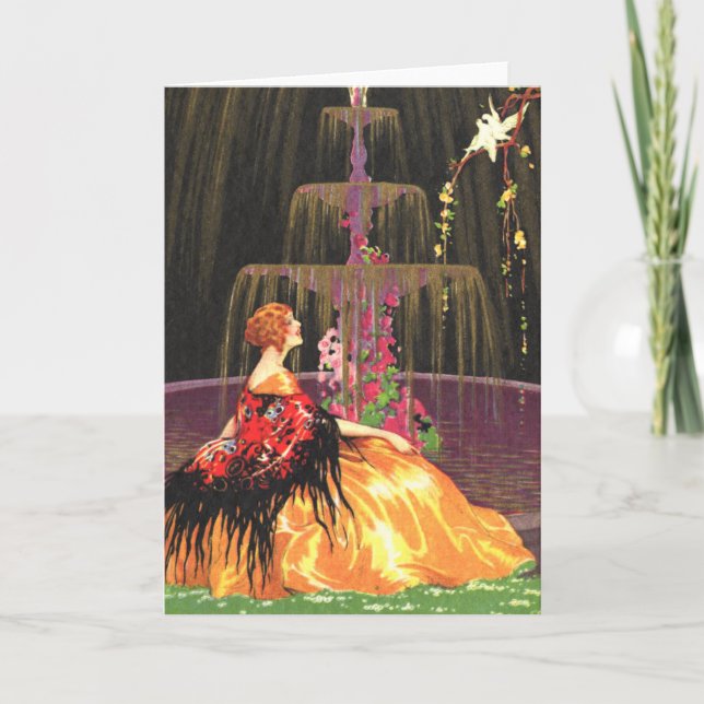 Vänskap Card - Fontän Kort (Framsida)