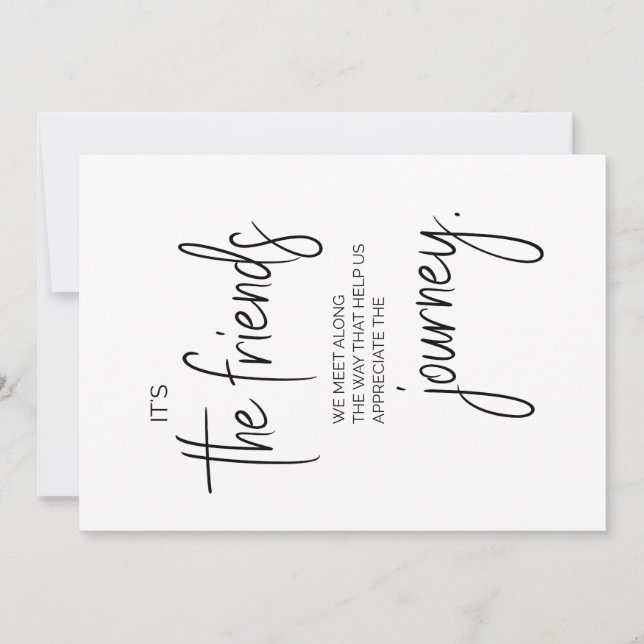 Vänskap citat, speciell citat om vänner julkort (Framsida)