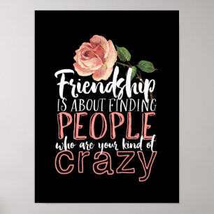 Vänskap Coolan Crazy Best Friends Poster