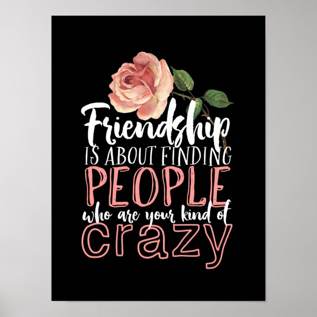 Vänskap Coolan Crazy Best Friends Poster (Framsidan)