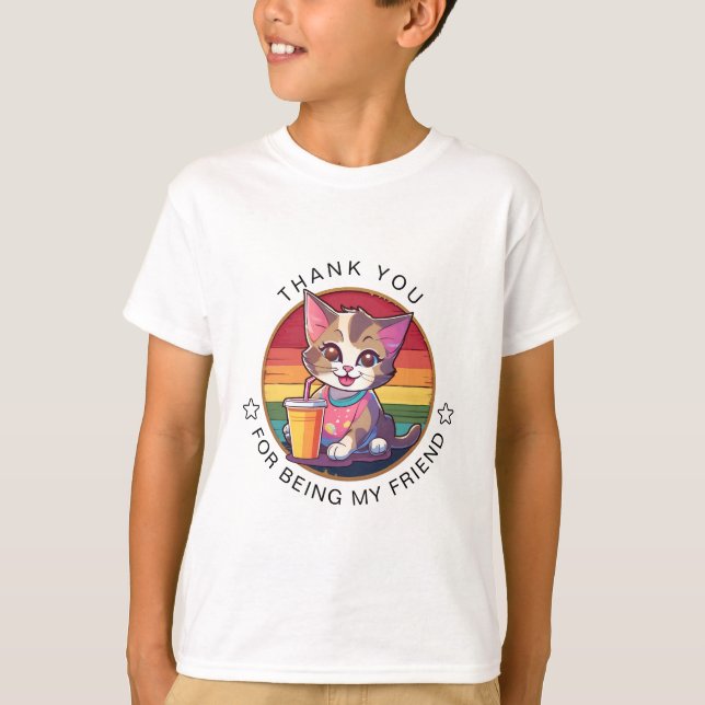 vänskap dag t shirt (Framsida)