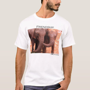 Vänskap - elefanter t shirt