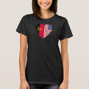 Vänskap för Amerika och Angola T Shirt